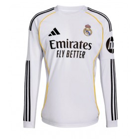 Pánské fotbalový oblečení Real Madrid Domácí košile 2025-26 Dlouhým Rukávem